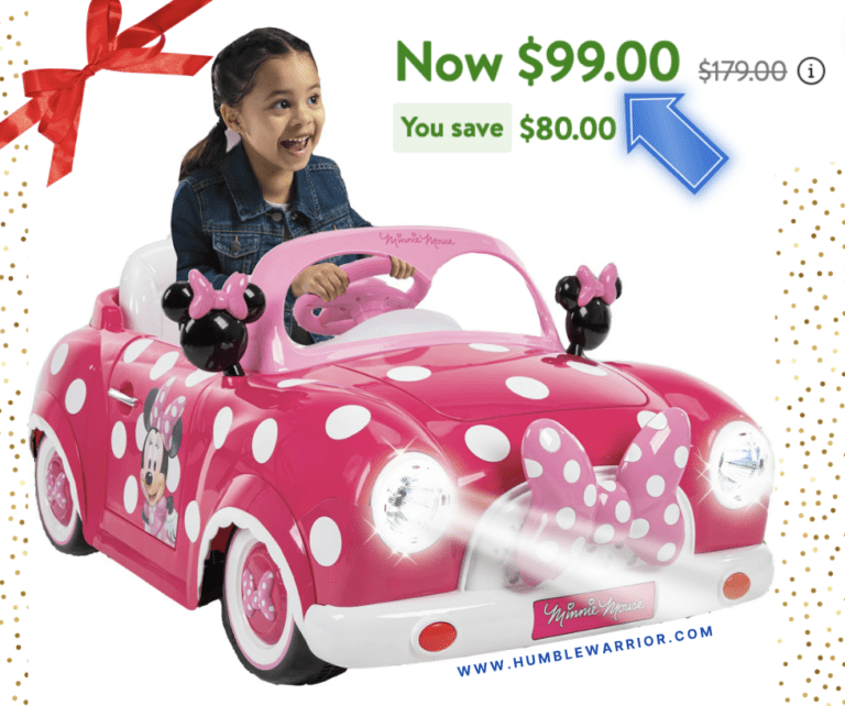 Disney Minnie Mouse Convertible Car!